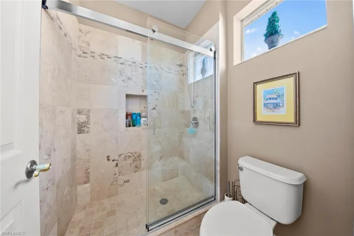 Large step in shower