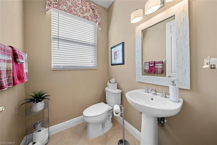 1st floor half bath