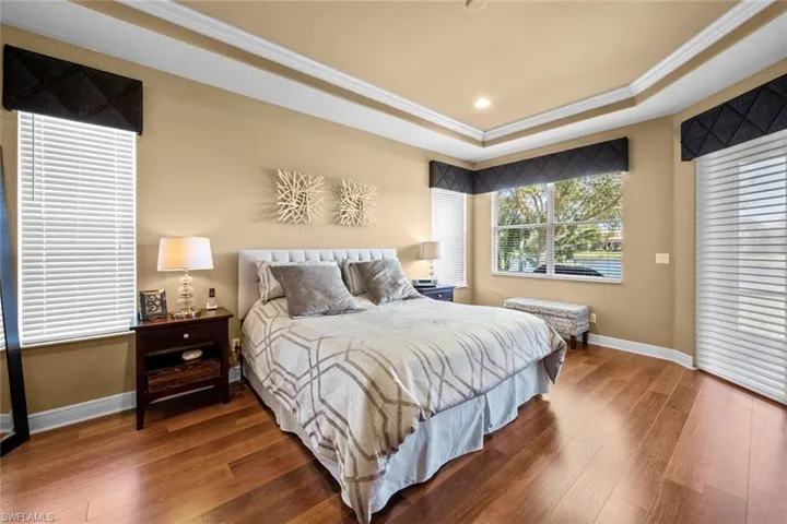 Master w/wood flooring