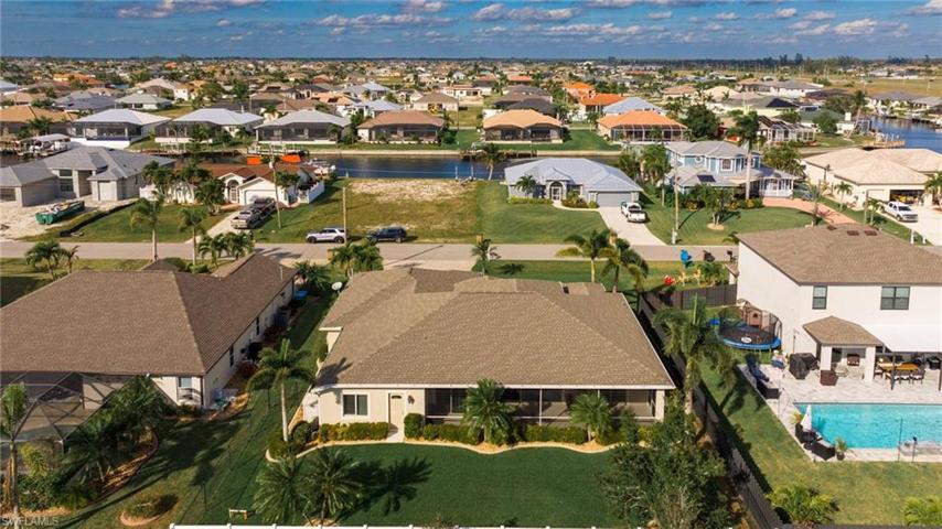 AERIAL VIEW OF REAR ELEVATION