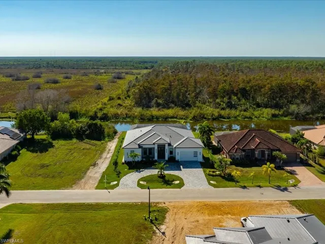 View from above of property featuring a large body of water
