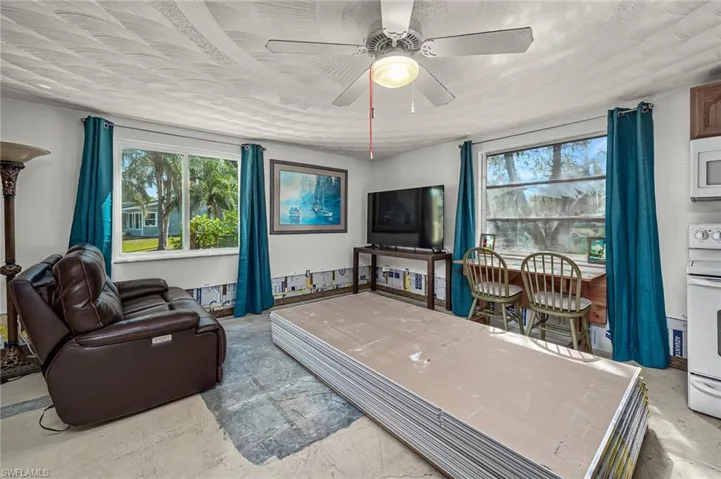 Another view of the family room, movie room, 2nd living room overlooking the water.