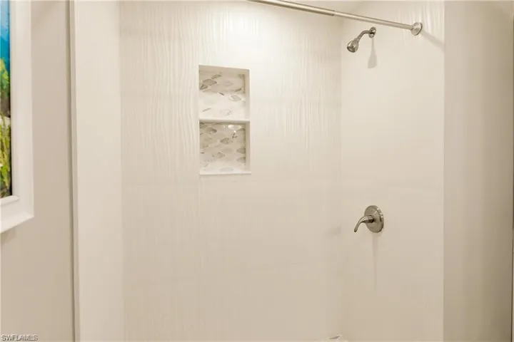 Guest bathroom walk-in shower