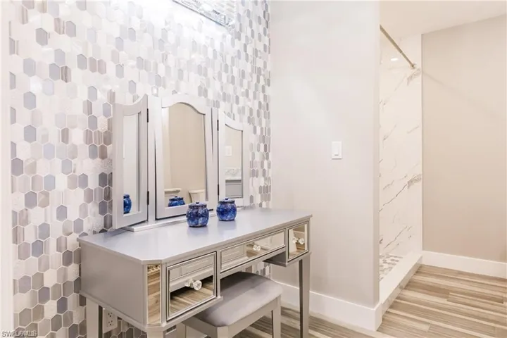 Bathroom featuring a stall shower