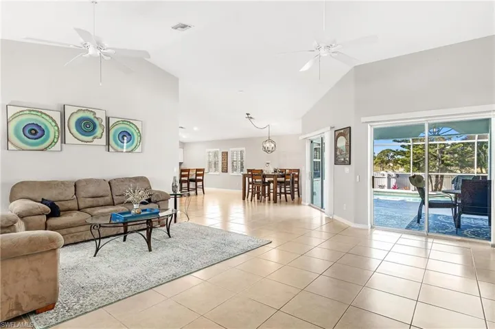 Living Room w/ patio view