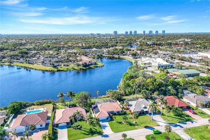 This home offers breathtaking long lake views.