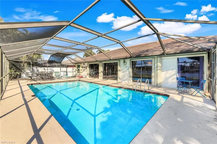 Home offers access to outdoor area from every room on the west side of the home.