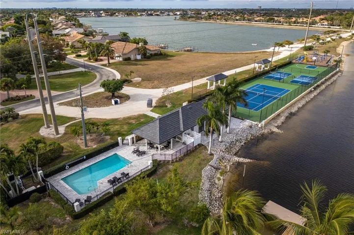 Aerial of amenities