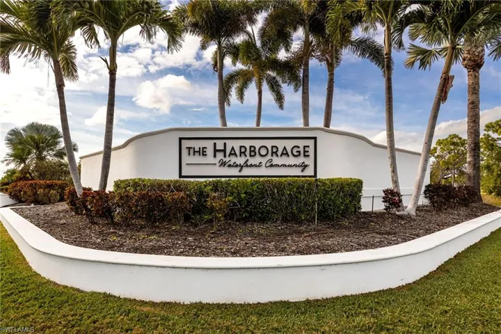 Community / neighborhood sign featuring a lawn