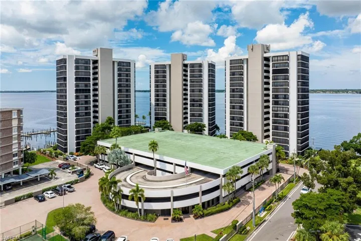 View of building exterior featuring a water view