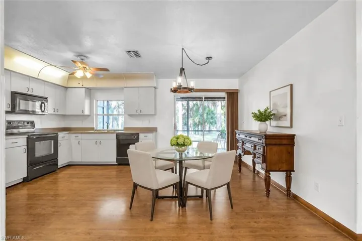 STAGED table in kitchen