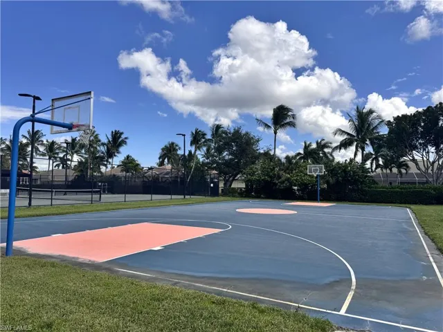 View of basketball court