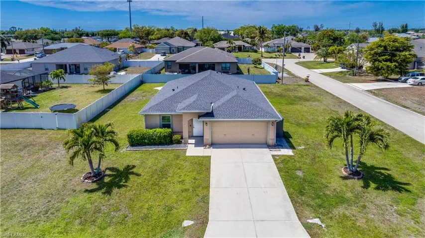 Aerial View of 1618 SW 19th Ave. Cape Coral, FL 33991