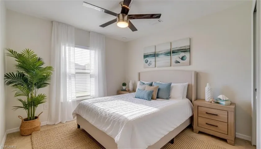VIRTUALLY STAGED Guest Bedroom 2