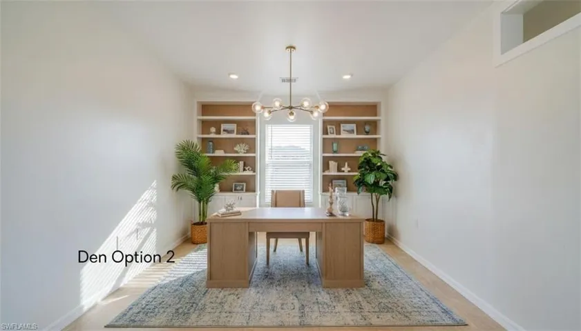 VIRTUALLY STAGED Den Option 2
