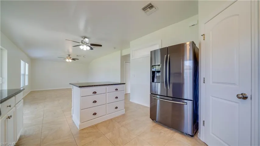 View from Kitchen to Living Room