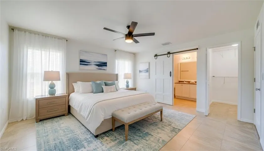 VIRTUALLY STAGED Primary Bedroom
