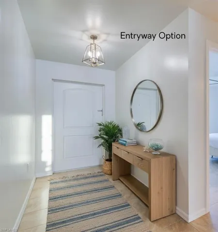VIRTUALLY STAGED Entryway Option