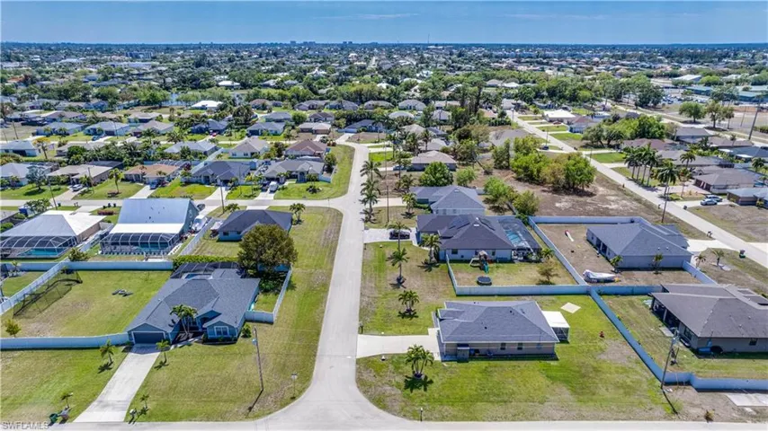 Aerial View of 1618 SW 19th Ave. Cape Coral, FL 33991