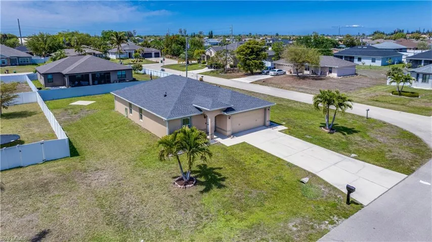 Aerial View of 1618 SW 19th Ave. Cape Coral, FL 33991