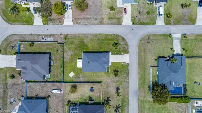 Aerial View of 1618 SW 19th Ave. Cape Coral, FL 33991