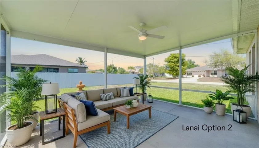 VIRTUALLY STAGED Lanai Option 2