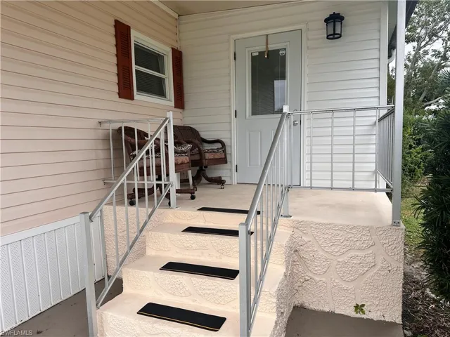 View of entrance to property