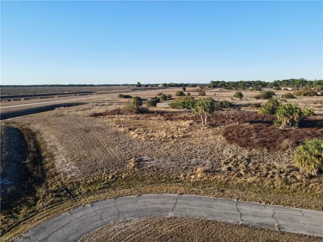 Aerial view of property's location with rural landscape