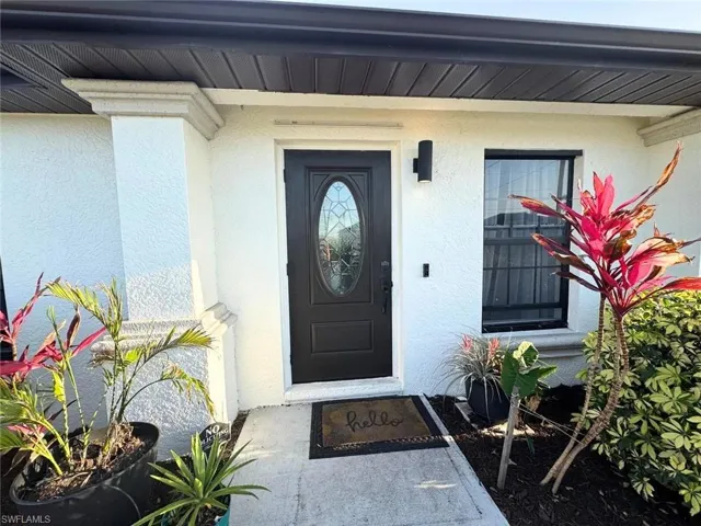 Entrance to property