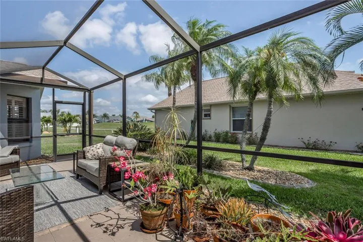 Screened lanai.
