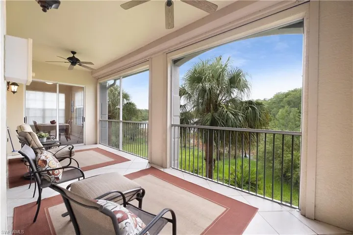 View of lanai from master bedroom