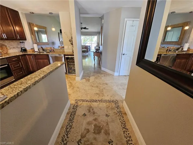 Entry way to the condo.
