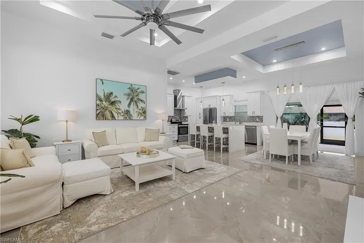 Elegantly Furnished- Tray Ceiling Accents!