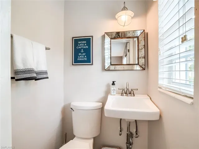 1/2 Bathroom attached to guest quarters