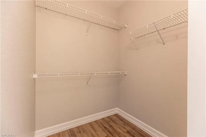 Large walk in closet