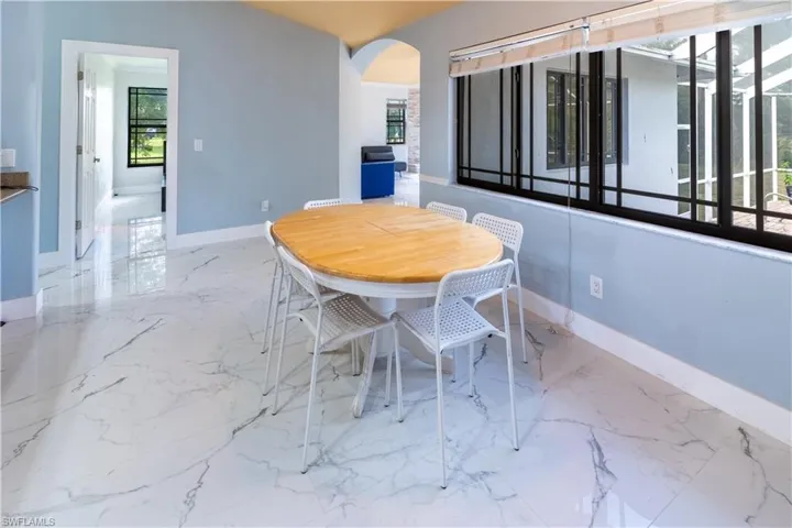 View of dining area