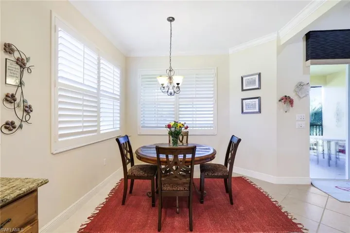 Breakfast Area Overlooking beautiful serene views!