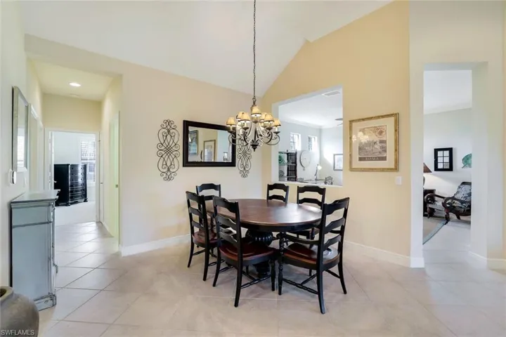 Dining area open to the Living and Den!