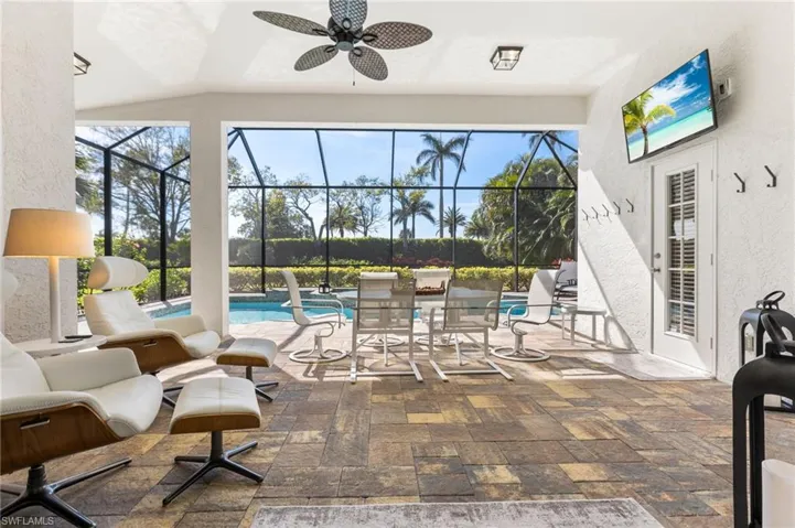 Pavered pool deck is a great place to relax and unwind!