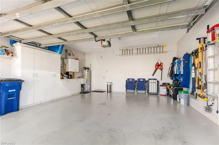 Lots of storage in your 2 car garage.