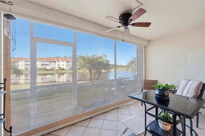 Screen Lanai with Hurricane Fabric Shutter