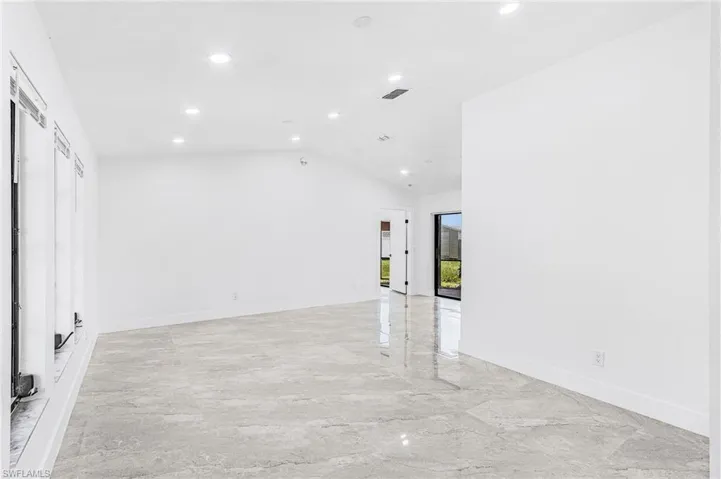 Living room with view or dining room.