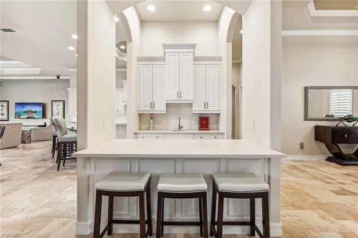 bar perfect for entertaining