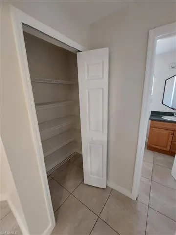 View of closet