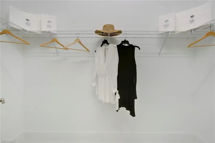 View of spacious closet