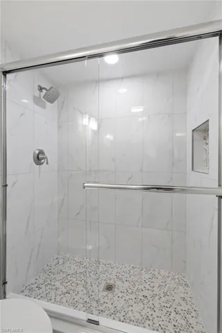 Master shower