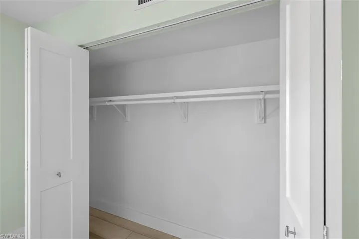 Closet in guest bedroom