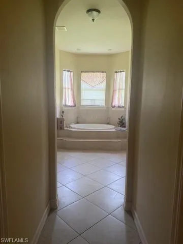 Full bathroom separate shower and bath double sinks