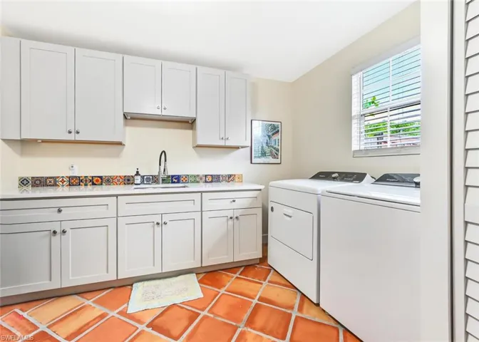 very large laundry room also used as pantry