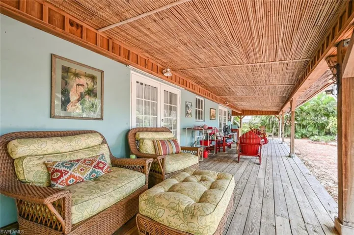 Front of veranda